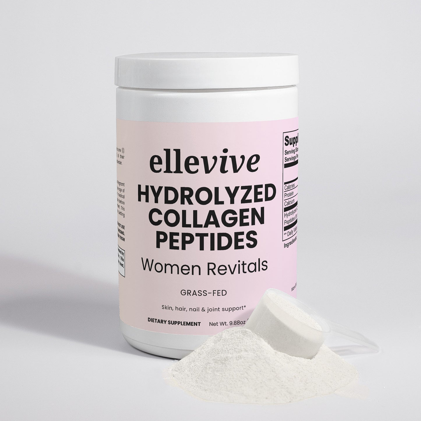 Ellevive Grass-Fed Hydrolyzed Collagen Peptides